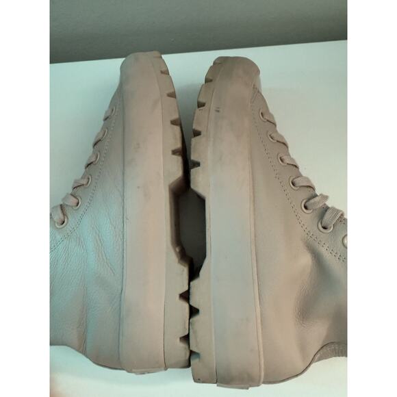 Converse Chuck Taylor All Star Lugged Stone Mauve Pink Platform Boots Womens 9 - Picture 9 of 13